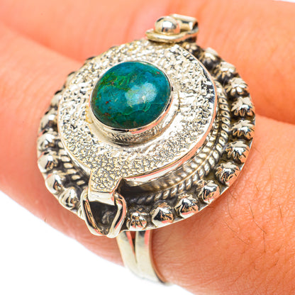 Chrysocolla Rings handcrafted by Ana Silver Co - RING65626