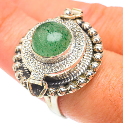 Green Aventurine Rings handcrafted by Ana Silver Co - RING65631
