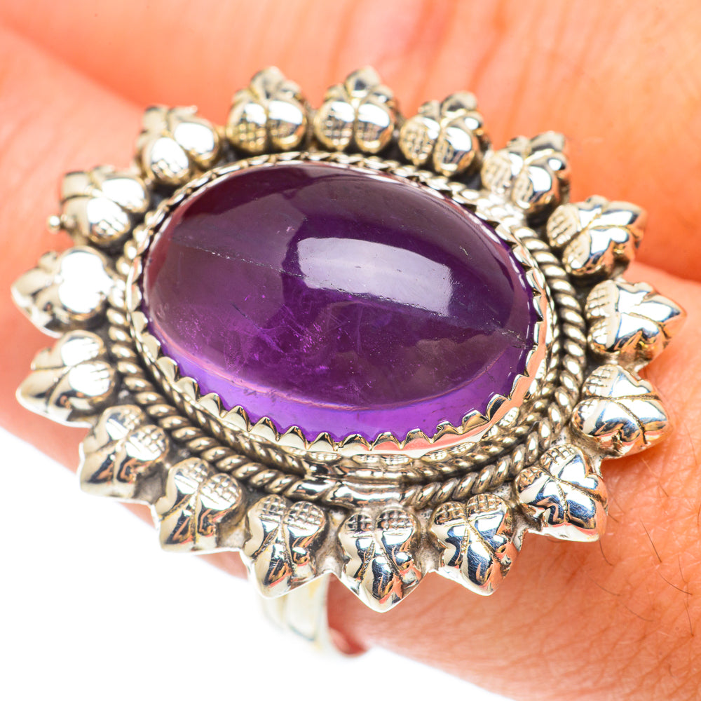 Amethyst Rings handcrafted by Ana Silver Co - RING65659
