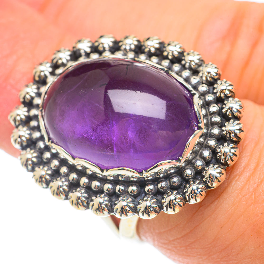 Amethyst Rings handcrafted by Ana Silver Co - RING65660