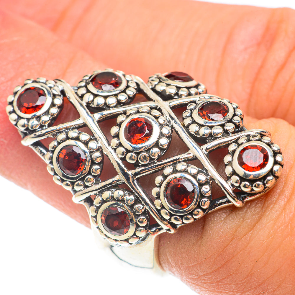 Garnet Rings handcrafted by Ana Silver Co - RING65661
