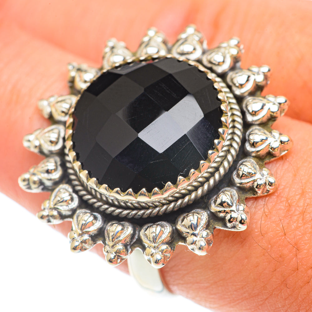 Black Onyx Rings handcrafted by Ana Silver Co - RING65663