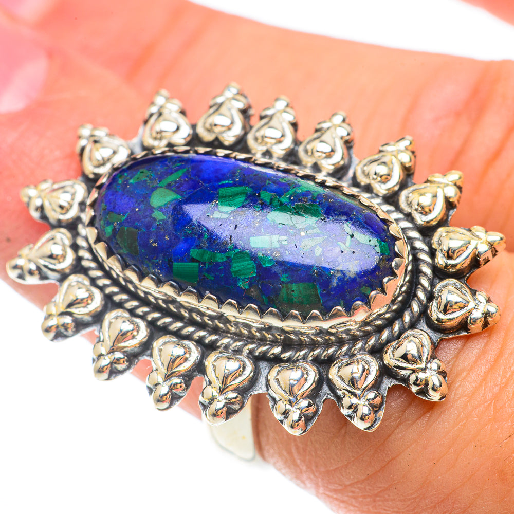 Azurite Rings handcrafted by Ana Silver Co - RING65668