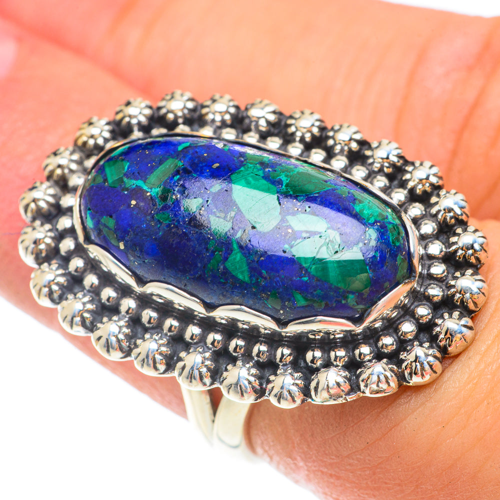 Azurite Rings handcrafted by Ana Silver Co - RING65669