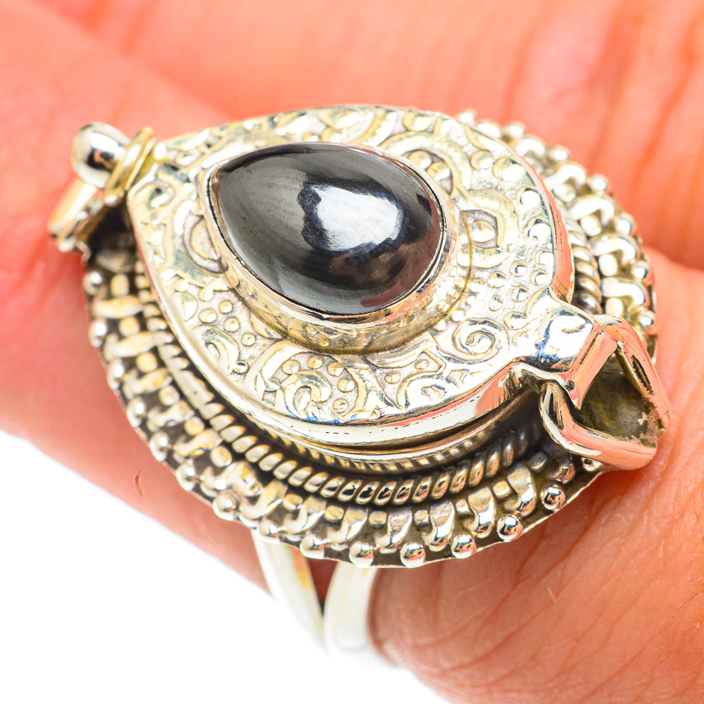Hematite Rings handcrafted by Ana Silver Co - RING65671