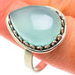 Aqua Chalcedony Rings handcrafted by Ana Silver Co - RING65672