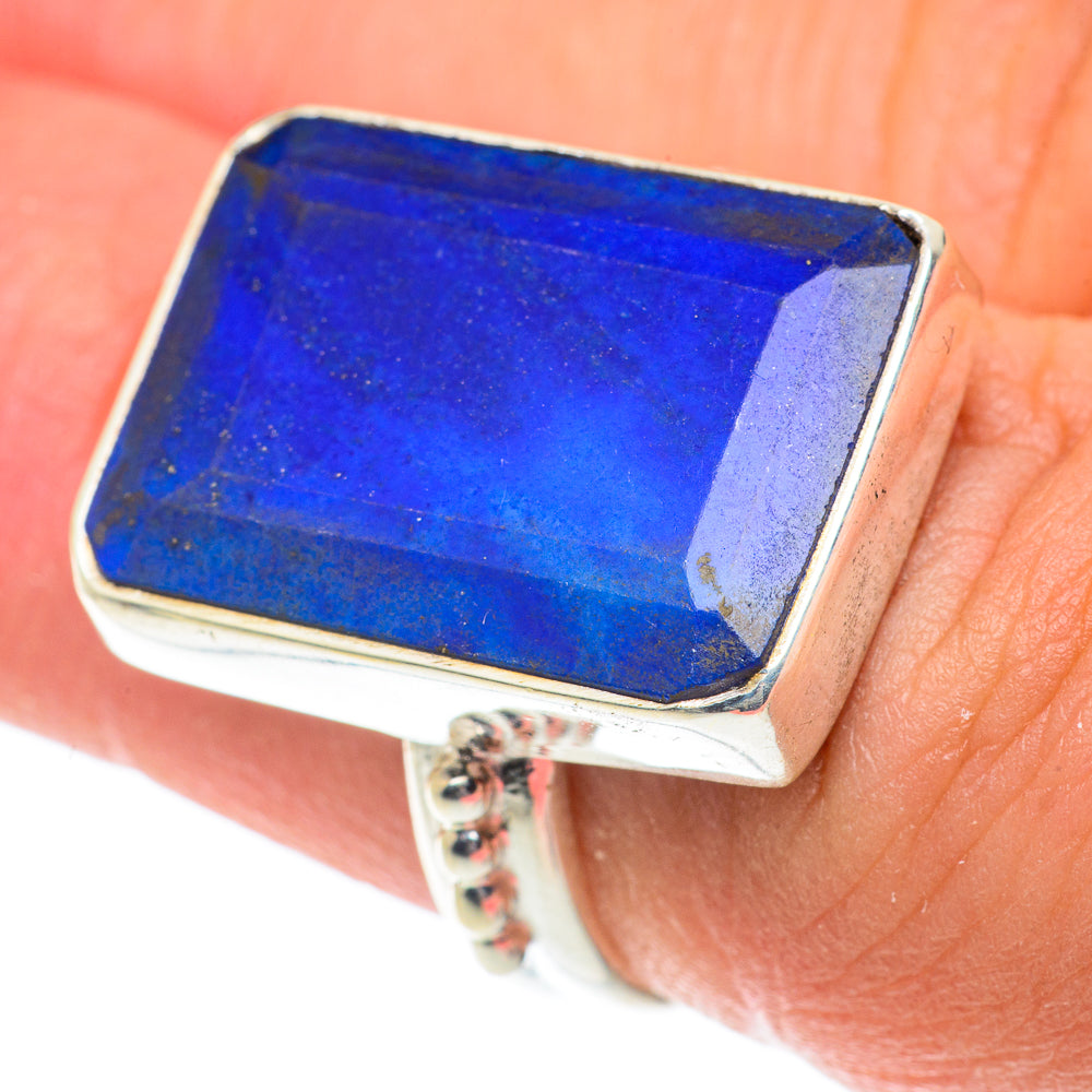 Lapis Lazuli Rings handcrafted by Ana Silver Co - RING65673