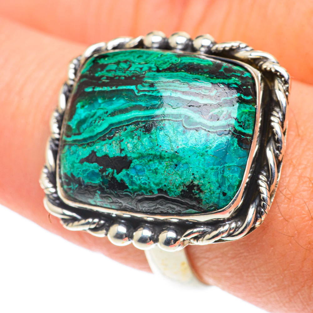 Shattuckite Rings handcrafted by Ana Silver Co - RING65676