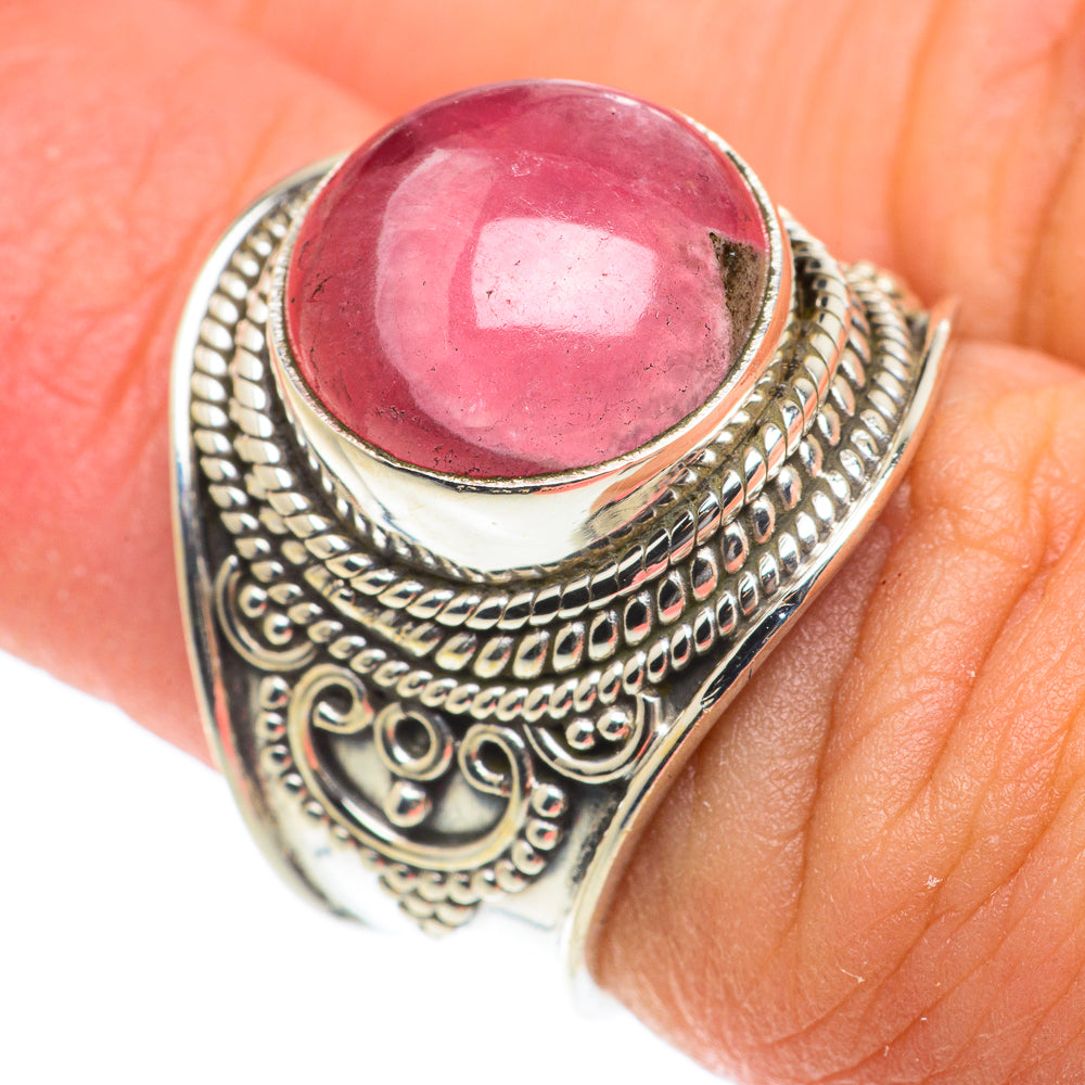 Rhodochrosite Rings handcrafted by Ana Silver Co - RING65682