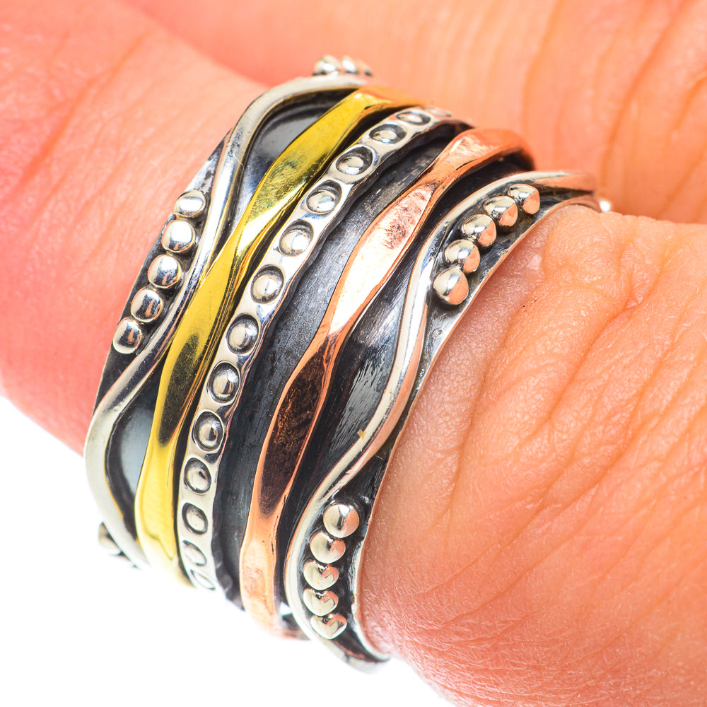 Meditation Spinner Rings handcrafted by Ana Silver Co - RING65688