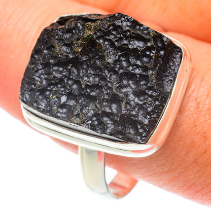 Tektite Rings handcrafted by Ana Silver Co - RING65693