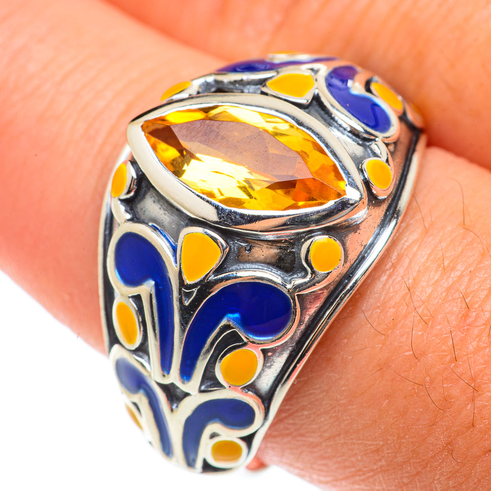 Citrine Rings handcrafted by Ana Silver Co - RING65696