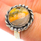 Bumble Bee Jasper Rings handcrafted by Ana Silver Co - RING65702