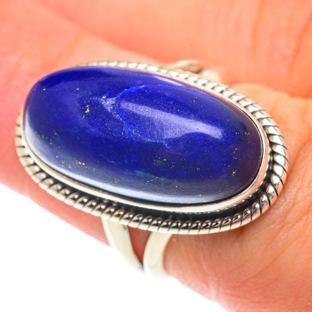 Lapis Lazuli Rings handcrafted by Ana Silver Co - RING65705