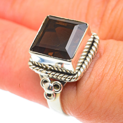Smoky Quartz Rings handcrafted by Ana Silver Co - RING65710