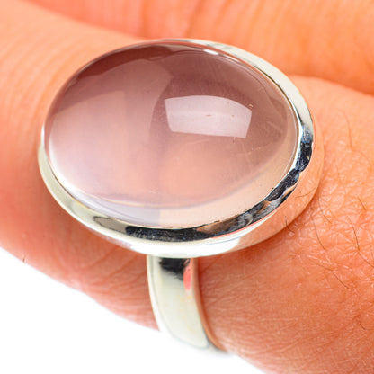 Rose Quartz Rings handcrafted by Ana Silver Co - RING65713