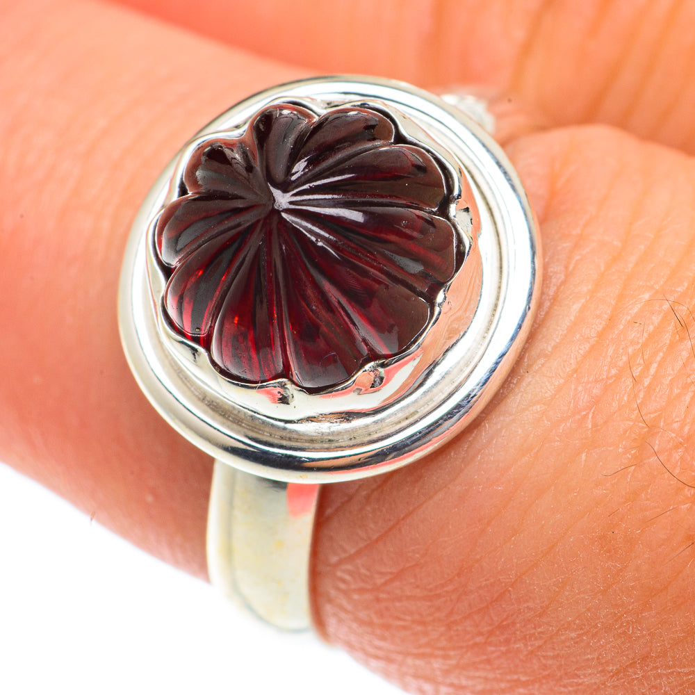 Garnet Rings handcrafted by Ana Silver Co - RING65716