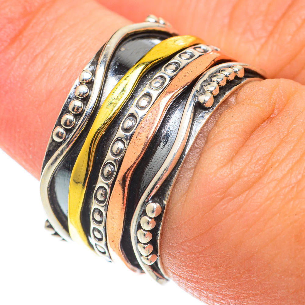 Meditation Spinner Rings handcrafted by Ana Silver Co - RING65722