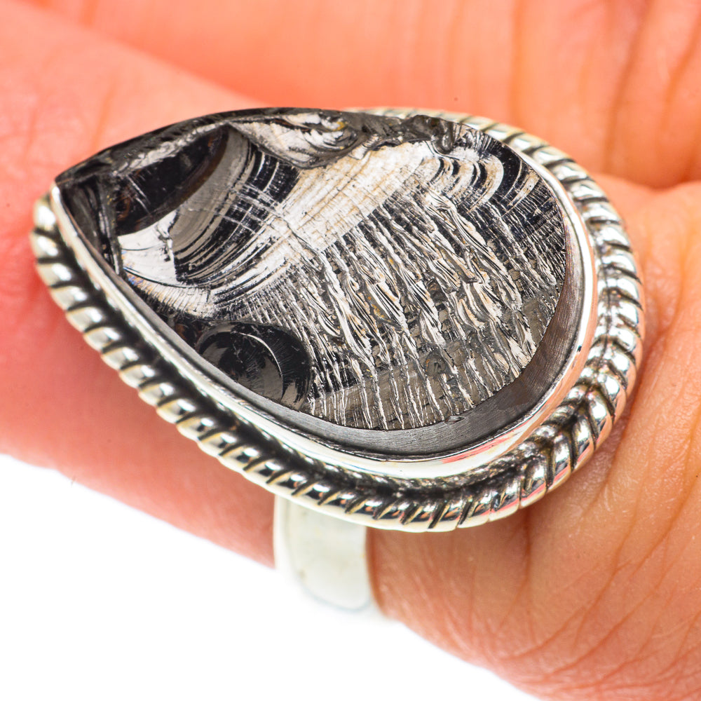 Shungite Rings handcrafted by Ana Silver Co - RING65724