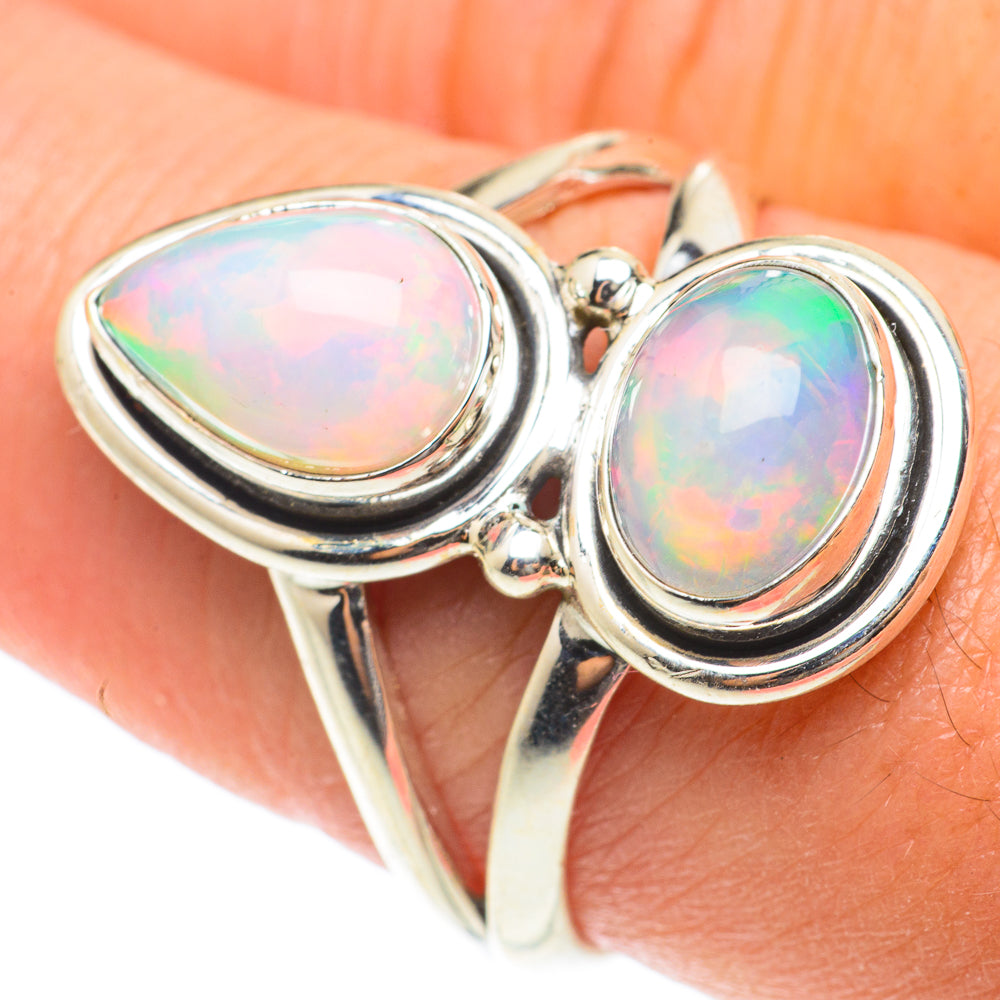 Ethiopian Opal Rings handcrafted by Ana Silver Co - RING65730