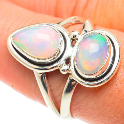 Ethiopian Opal Rings handcrafted by Ana Silver Co - RING65730
