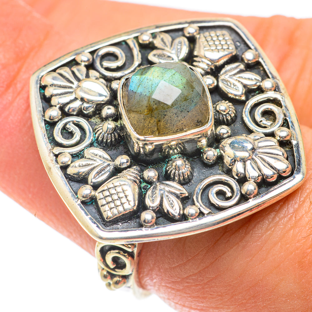 Labradorite Rings handcrafted by Ana Silver Co - RING65734