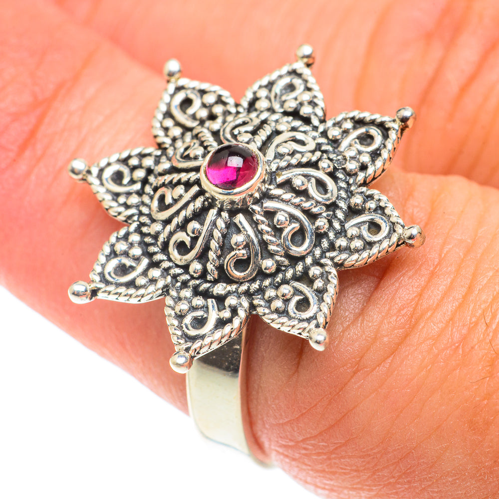 Garnet Rings handcrafted by Ana Silver Co - RING65745