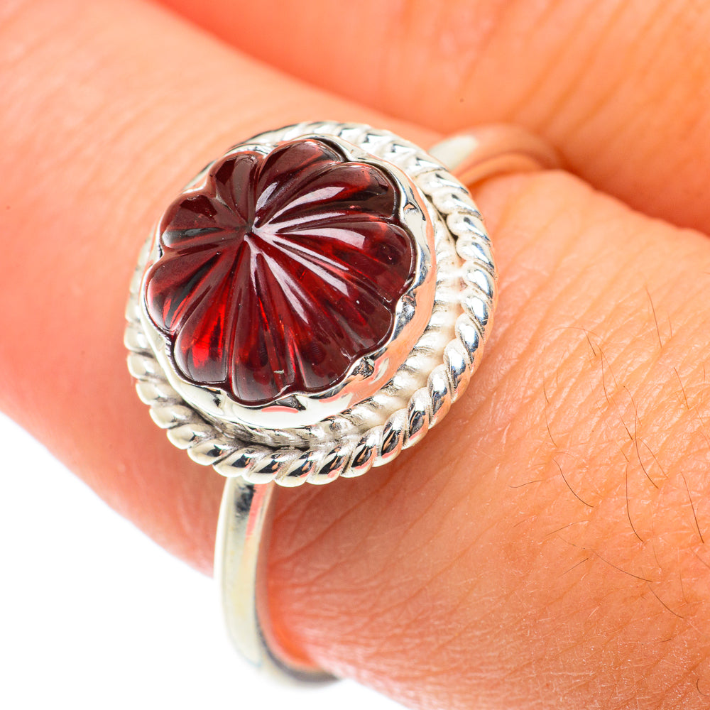 Garnet Rings handcrafted by Ana Silver Co - RING65746