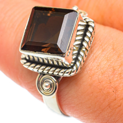 Smoky Quartz Rings handcrafted by Ana Silver Co - RING65767