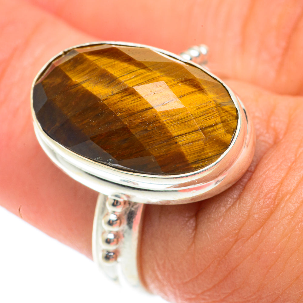 Tiger Eye Rings handcrafted by Ana Silver Co - RING65768