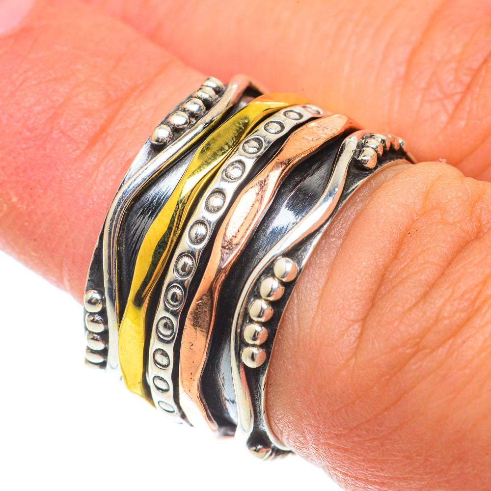 Meditation Spinner Rings handcrafted by Ana Silver Co - RING65776