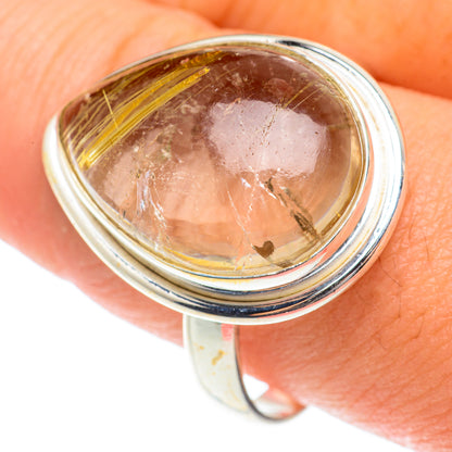 Rutilated Quartz Rings handcrafted by Ana Silver Co - RING65777