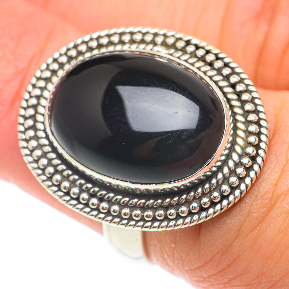 Black Onyx Rings handcrafted by Ana Silver Co - RING65780