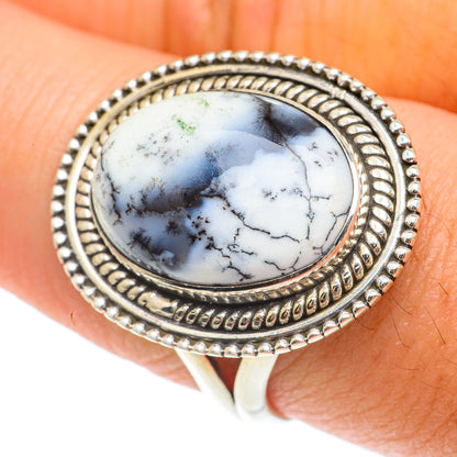 Dendritic Opal Rings handcrafted by Ana Silver Co - RING65781