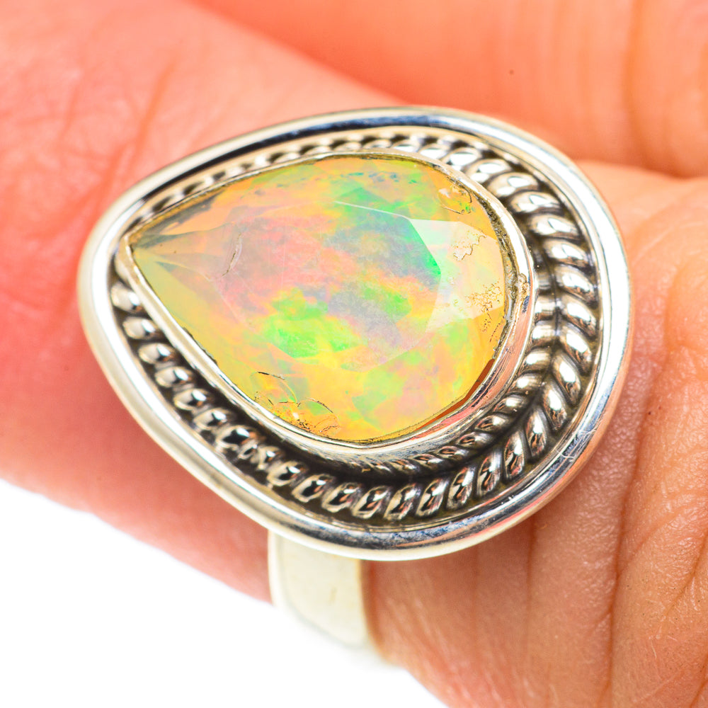Ethiopian Opal Rings handcrafted by Ana Silver Co - RING65784