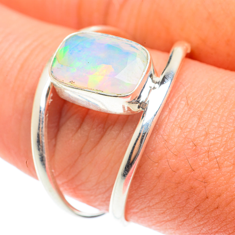 Ethiopian Opal Rings handcrafted by Ana Silver Co - RING65786