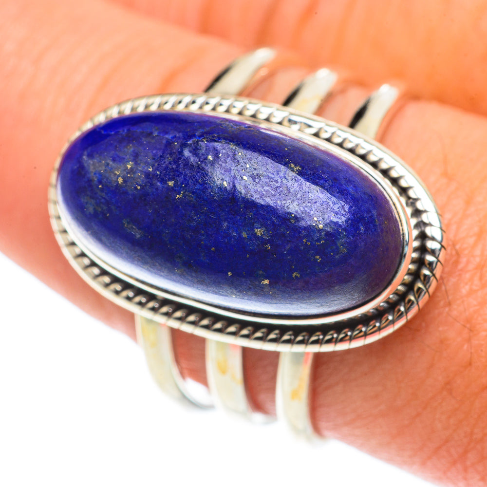 Lapis Lazuli Rings handcrafted by Ana Silver Co - RING65788