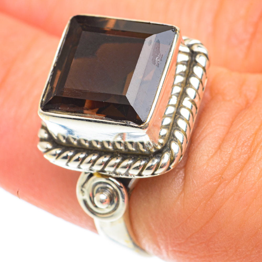 Smoky Quartz Rings handcrafted by Ana Silver Co - RING65795