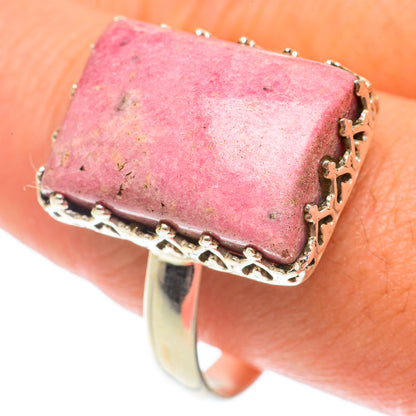 Rhodochrosite Rings handcrafted by Ana Silver Co - RING65798