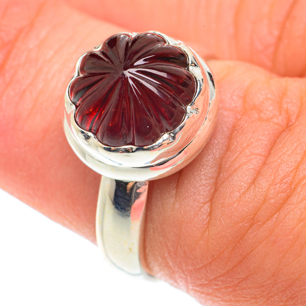 Garnet Rings handcrafted by Ana Silver Co - RING65801
