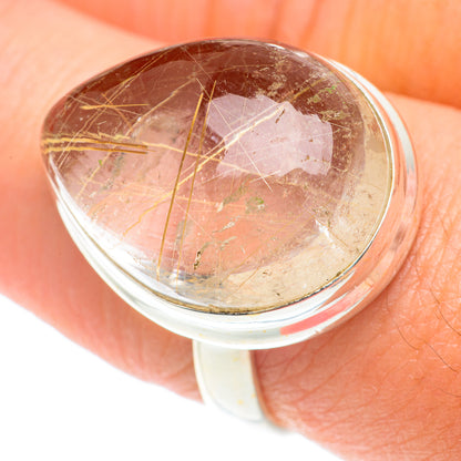 Rutilated Quartz Rings handcrafted by Ana Silver Co - RING65803