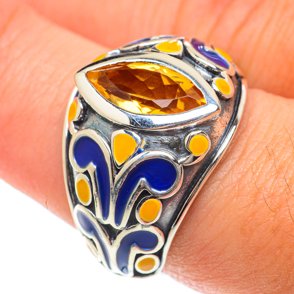 Citrine Rings handcrafted by Ana Silver Co - RING65808