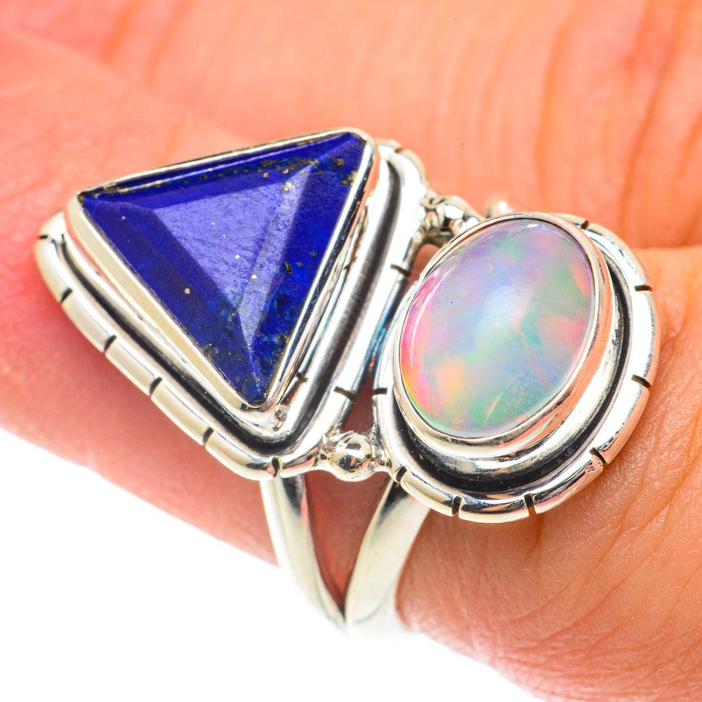 Lapis Lazuli Rings handcrafted by Ana Silver Co - RING65809