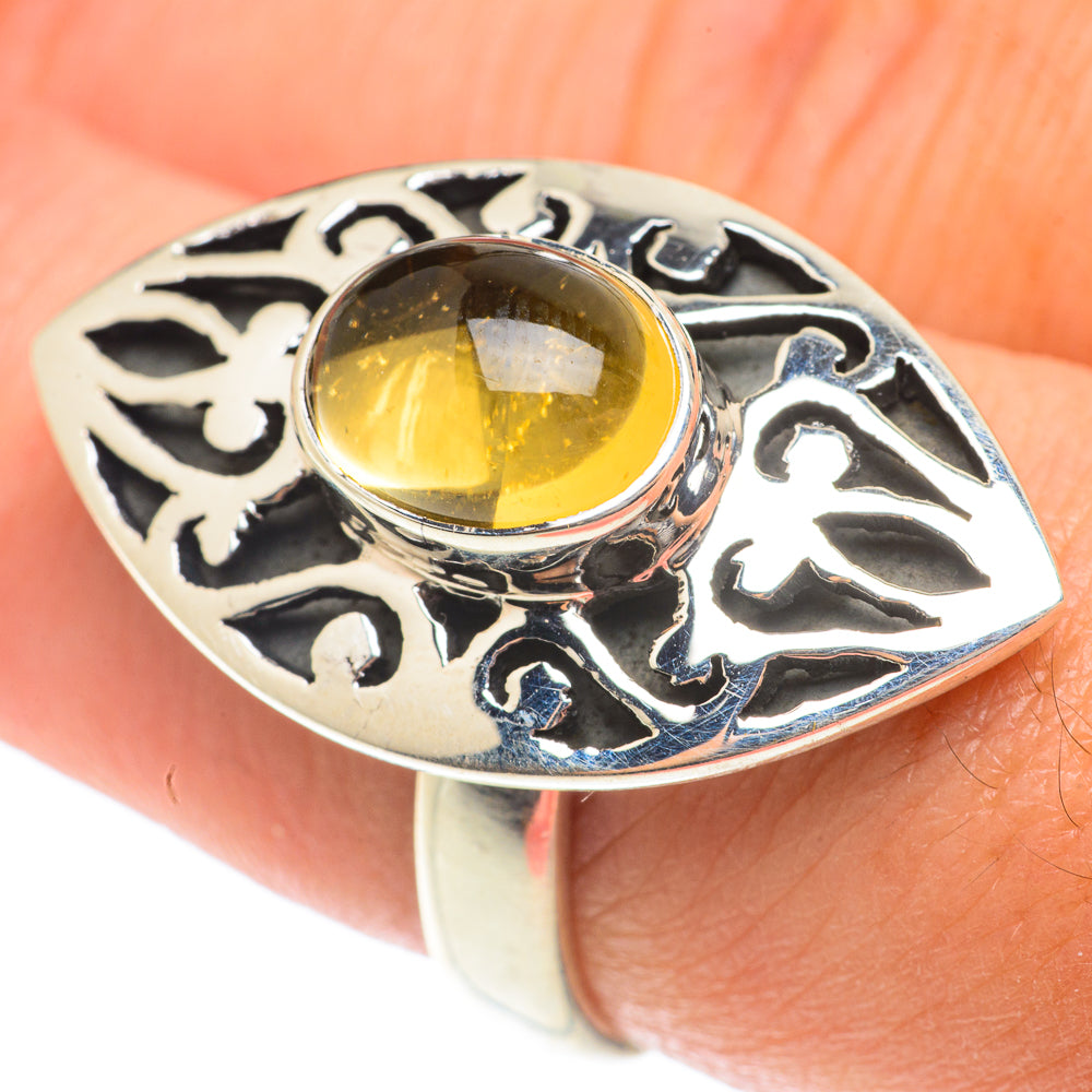 Citrine Rings handcrafted by Ana Silver Co - RING65822