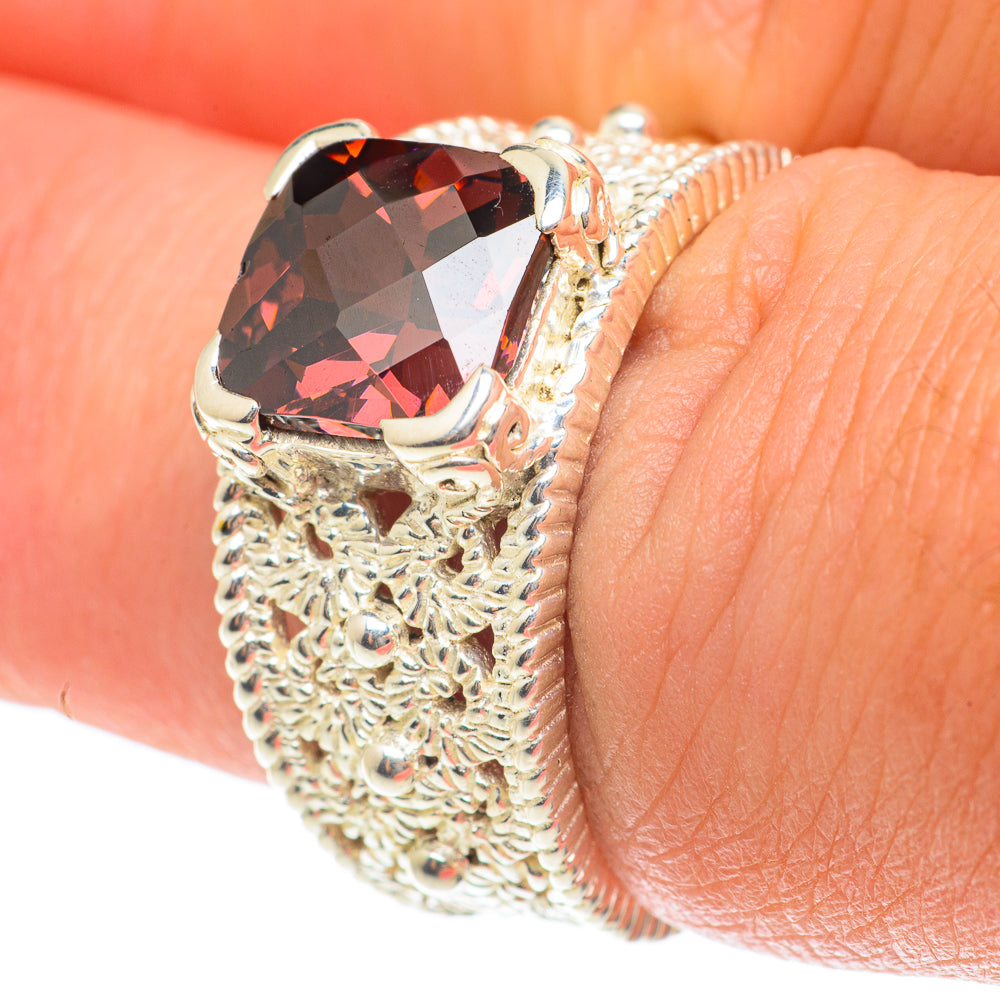 Garnet Rings handcrafted by Ana Silver Co - RING65824