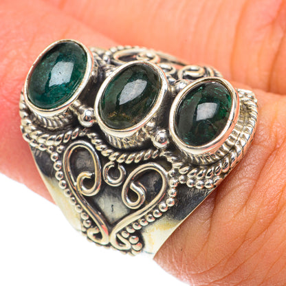 Green Tourmaline Rings handcrafted by Ana Silver Co - RING65832
