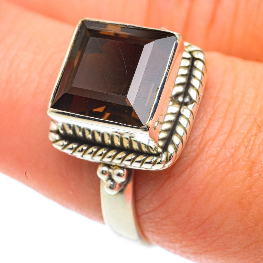 Smoky Quartz Rings handcrafted by Ana Silver Co - RING65839