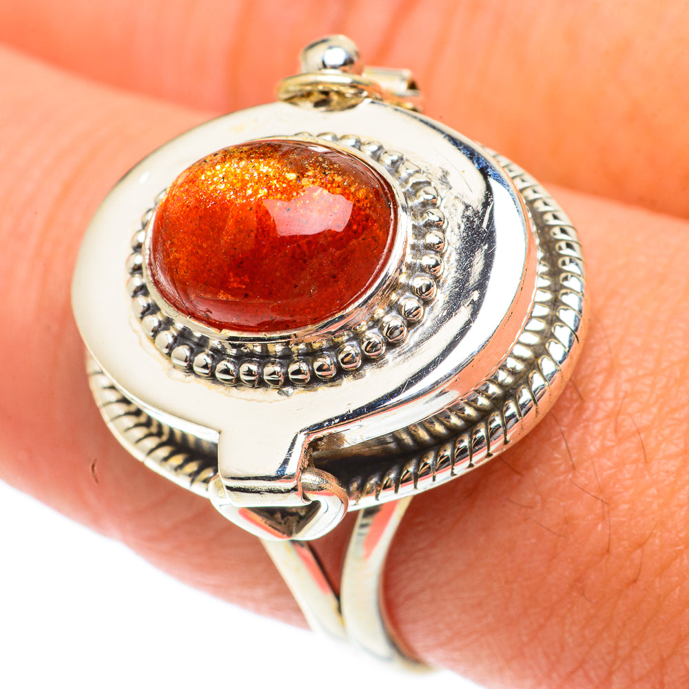 Sunstone Rings handcrafted by Ana Silver Co - RING65841