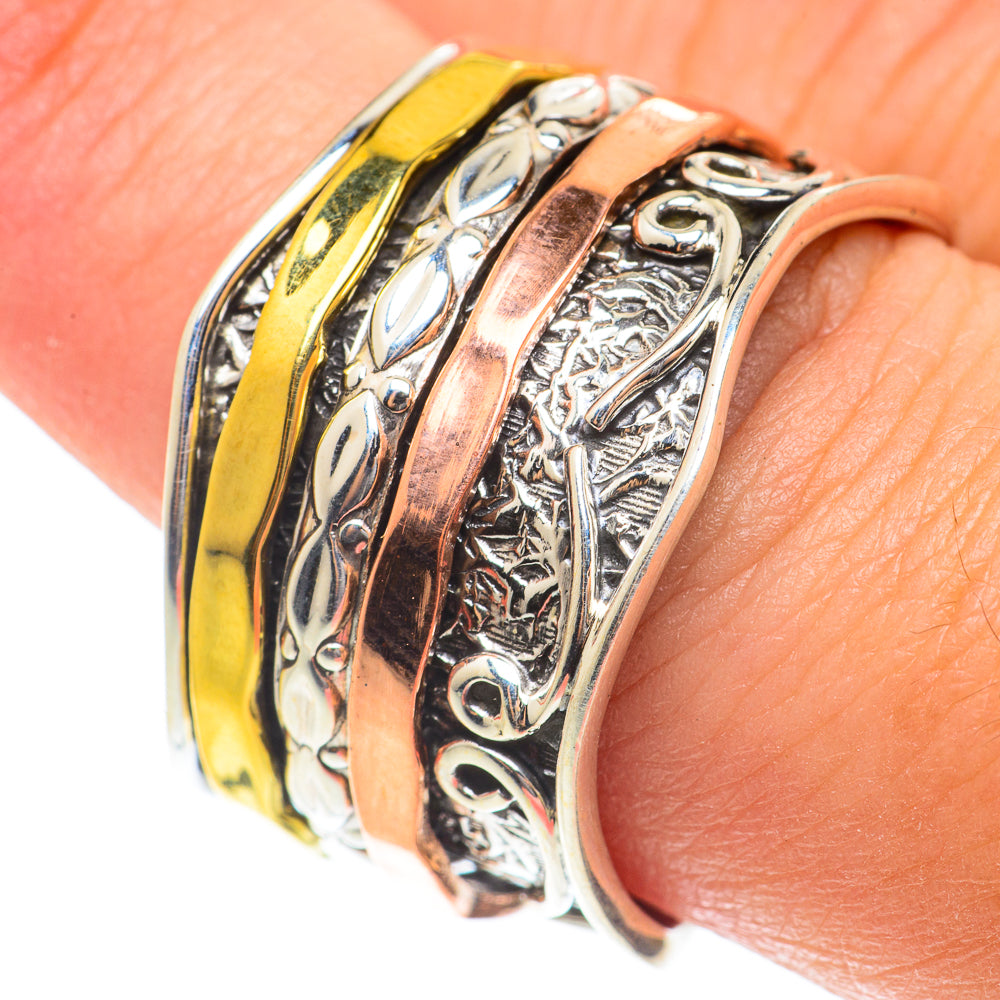 Meditation Spinner Rings handcrafted by Ana Silver Co - RING65845