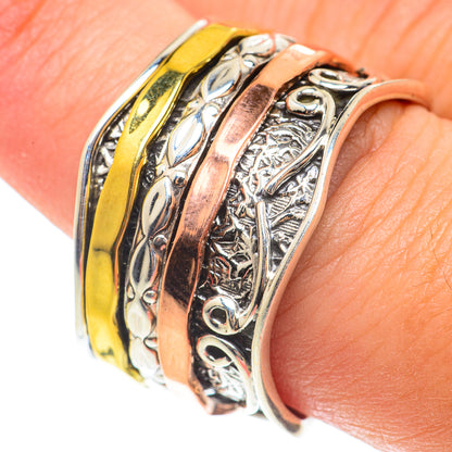 Meditation Spinner Rings handcrafted by Ana Silver Co - RING65845